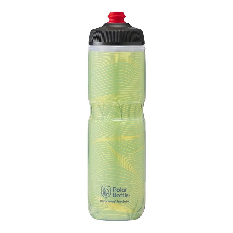 Polar Bottles Breakaway Insulated Jersey Knit Water Bottle – Highlighter 24oz