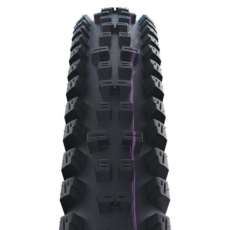 Schwalbe Tacky Chan Mountain Tire 27.5″x2.40 Folding Clincher Addix Ultra Soft Super Downhill TL Easy 2x67TPI Black