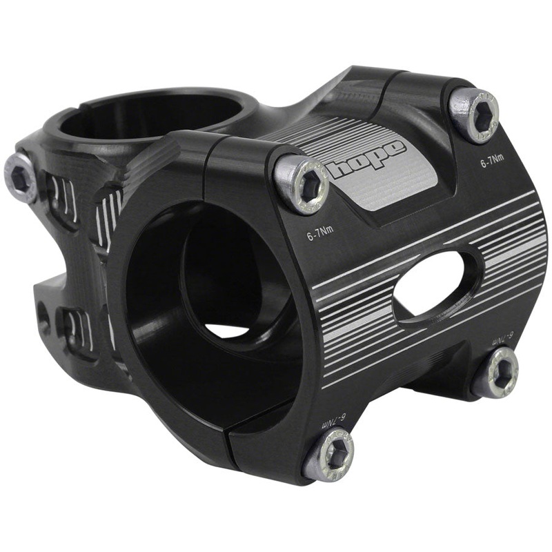 Hope AM/Freeride Stem – 35mm 35 Clamp +/-0 1 1/8″ Aluminum Black