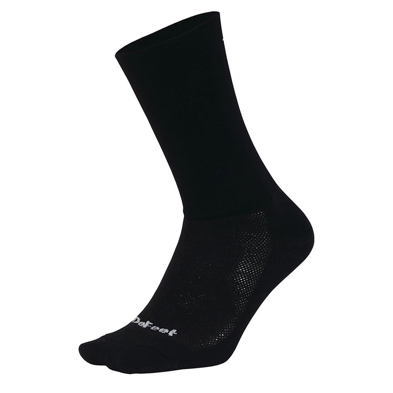 DeFeet Aireator 6″ D-Logo Socks 9.5-11.5 Black