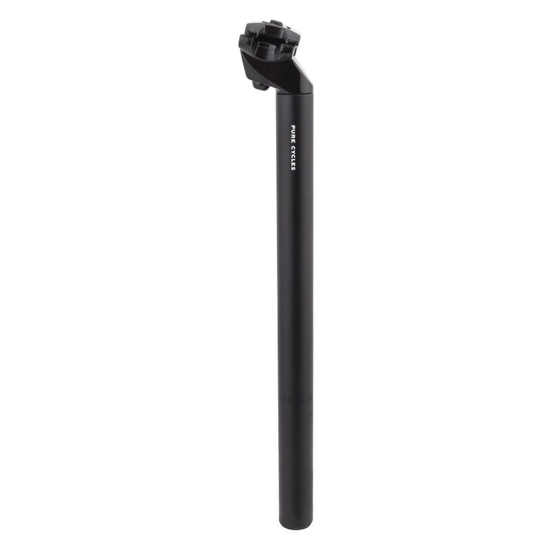 Pure cycles Seat Post  25.4mm 350mm Black Alloy 16mm