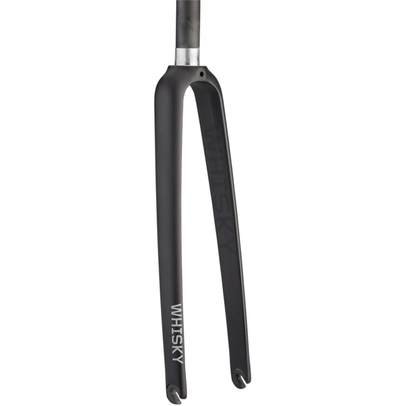 WHISKY No.7 RD+ Fork – QR 1-1/8″ Straight Carbon Steerer Mid Reach Rim Brake Matte BLK