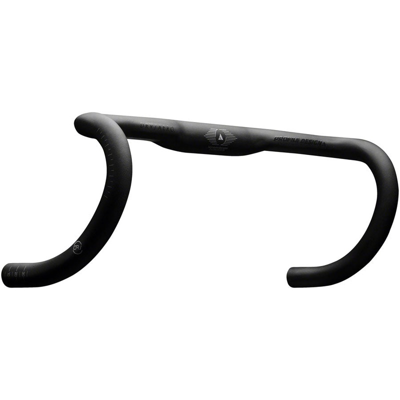 Profile Design DRV/AEROa Road Drop Handlebar – 42cm 105mm Drop 122mm Reach 31.8mm BLK