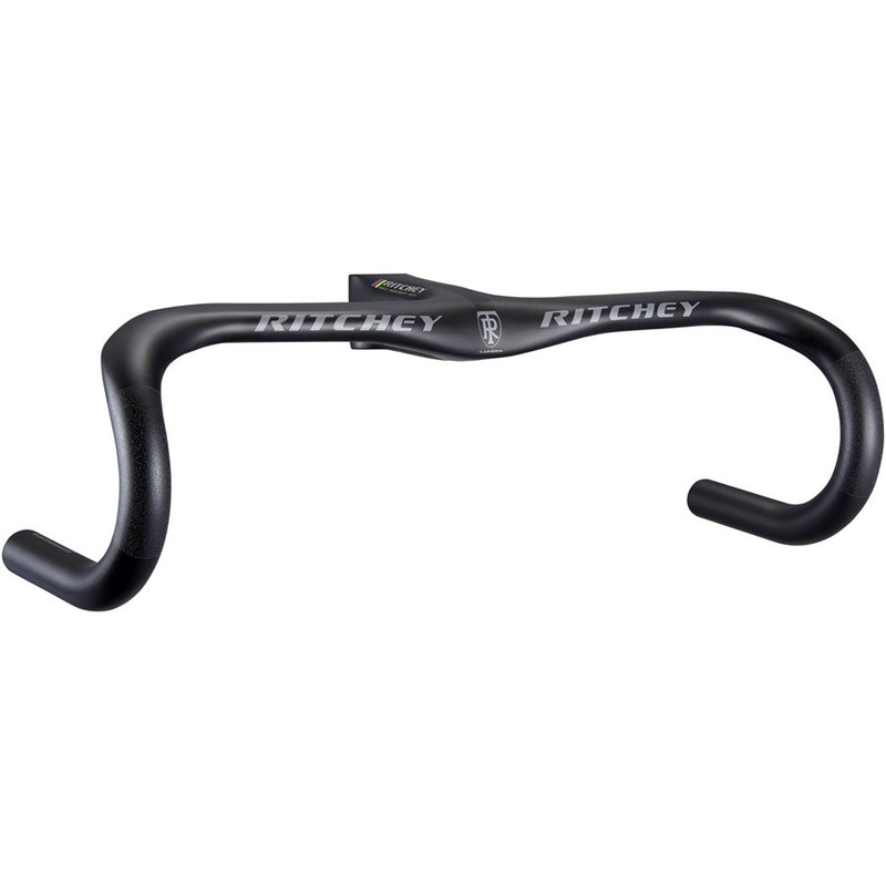 Ritchey WCS Carbon Solostreem Drop Handlebar – Integrated Bar/Stem Carbon 44cm 100mm Matte Carbon