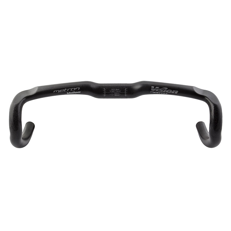 Vision Metron 4D Drop Handlebar – Carbon 31.8mm 40cm Black