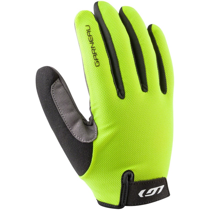 Garneau Calory Gloves – Yellow Full Finger Mens Medium