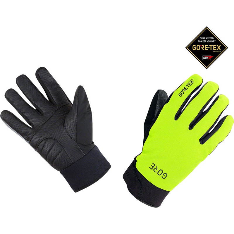 Gorewear C5 Gore Tex Thermo Gloves – Neon Yellow/Black Small