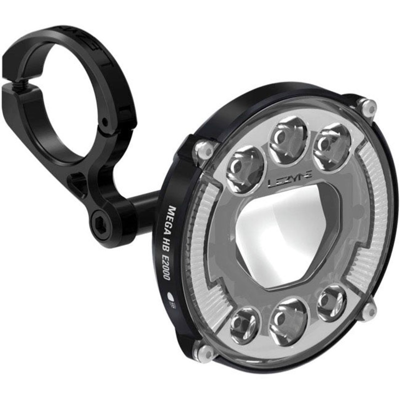 Lezyne Mega HB E2000 Ebike Headlight – 600/2000 Lumen STVZO Compliant Black