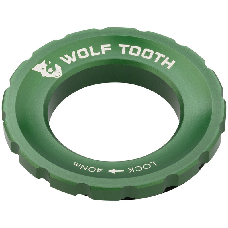Wolf Tooth CenterLock Rotor Lockring – External Splined Green
