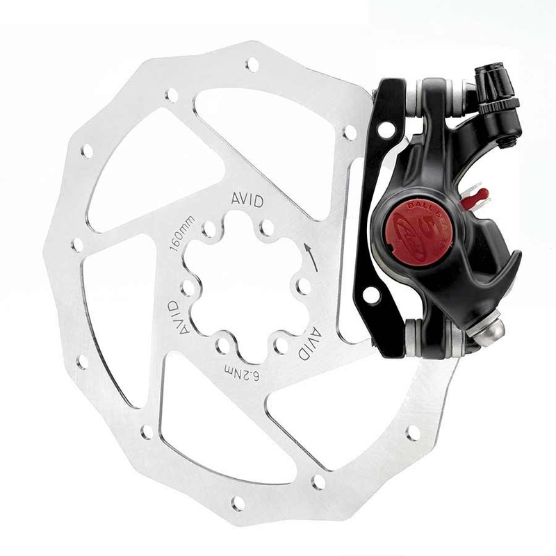 Avid BB5 MTB Cable Disc Brake Black CPS Rotor/Bracket Sold Separately