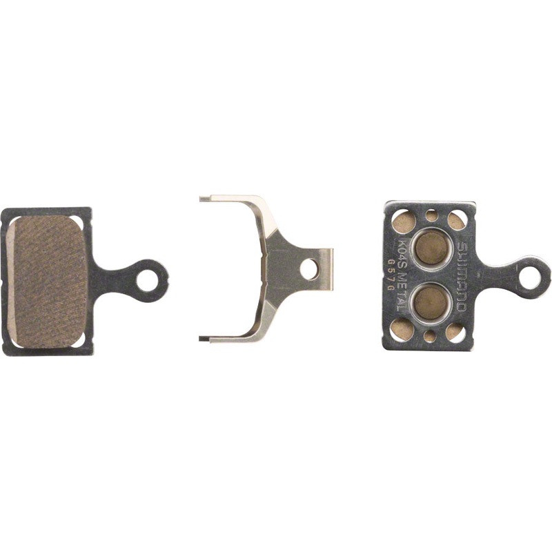 Shimano K04S-MX Disc Brake Pads Springs – Metal Compound Stainless Steel Back Plate Pair