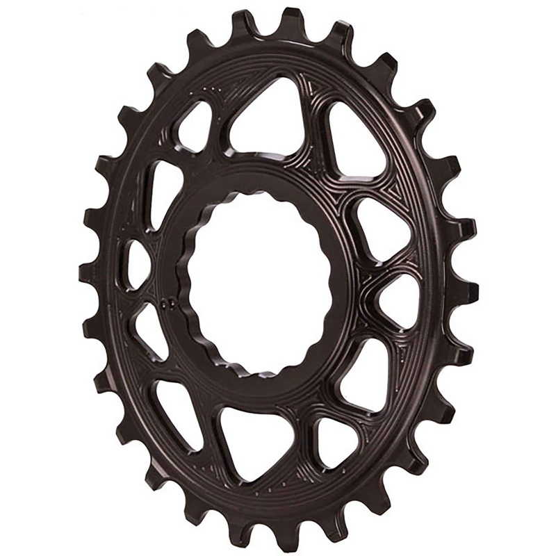 absoluteBLACK Oval Narrow-Wide Direct Mount Chainring – 26t CINCH Direct Mount 3mm Offset BLK