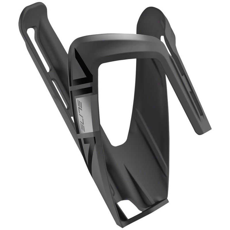 Elite Ala Water Bottle Cage – Soft Touch Matte Black/Black