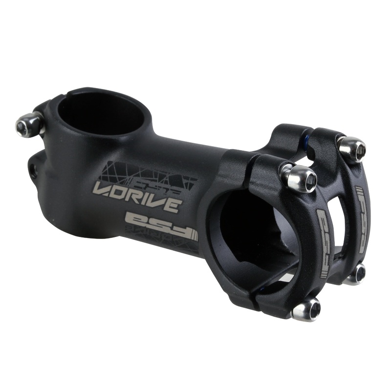 Full Speed Ahead V-Drive Stem – 70mm 31.8 clamp +/-17 1 1/8″ Aluminum Black