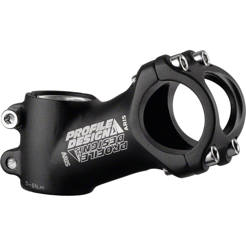 Profile Design Aris Stem – 80mm 31.8 Clamp +/-25 1 1/8″ Aluminum Black
