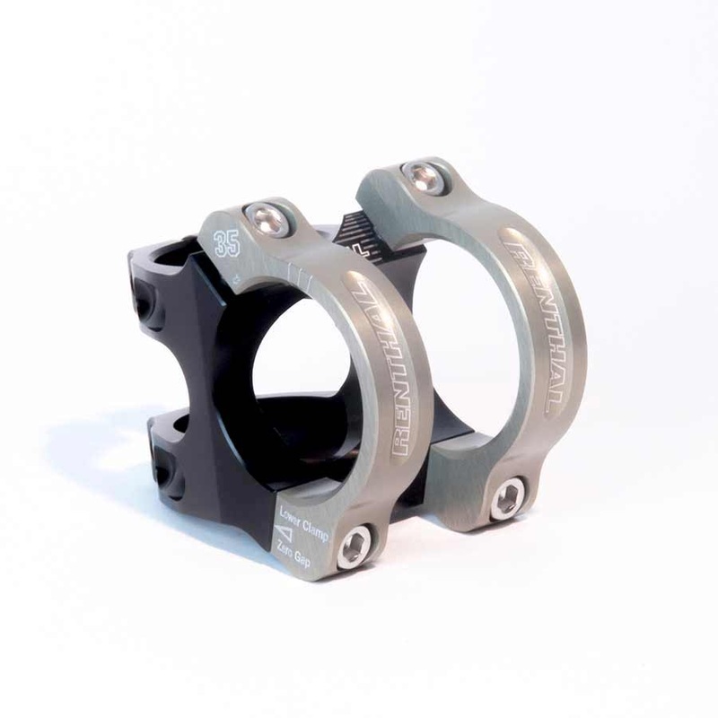 Renthal Apex 35 Stem – 33mm 35 Clamp +/-6 1 1/8″ Aluminum Black/Gold