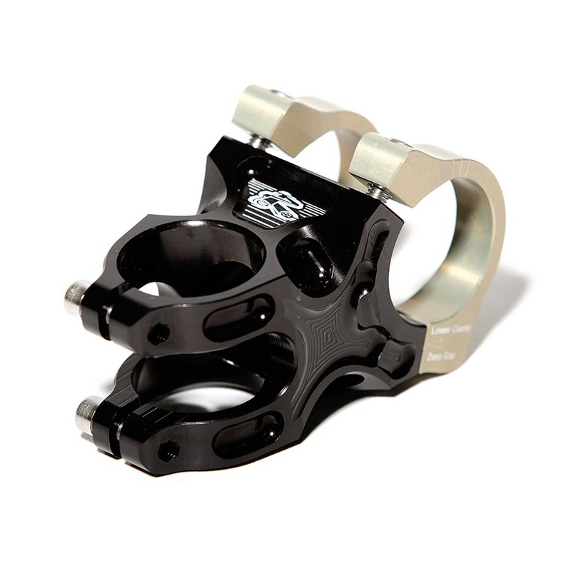 Renthal Apex Stem – 50mm 31.8 Clamp +/-6 1 1/8″ Aluminum Black/Gold