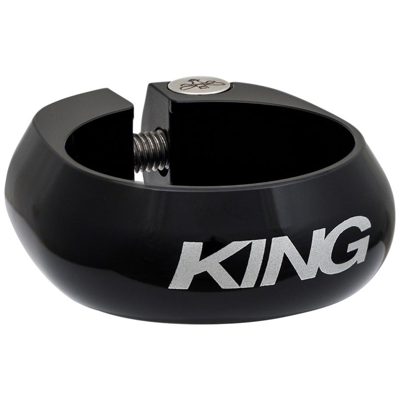 Chris King Seatpost Clamp – 30.0mm Bolt-On Black