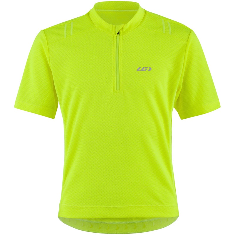 Garneau Lemmon 2 Junior Jersey – Bright Yellow Short Sleeve Youth Medium