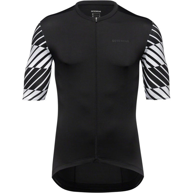 Gorewear Swiftride Optical Jersey – Black/White Mens X-Large