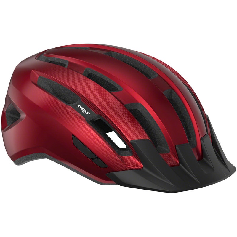 MET Downtown MIPS Helmet – Red Glossy Small/Medium