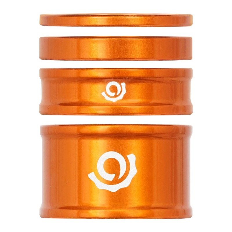 Industry Nine Headset Combo Spacer Kit 1-1/8″ Set/4 Orange