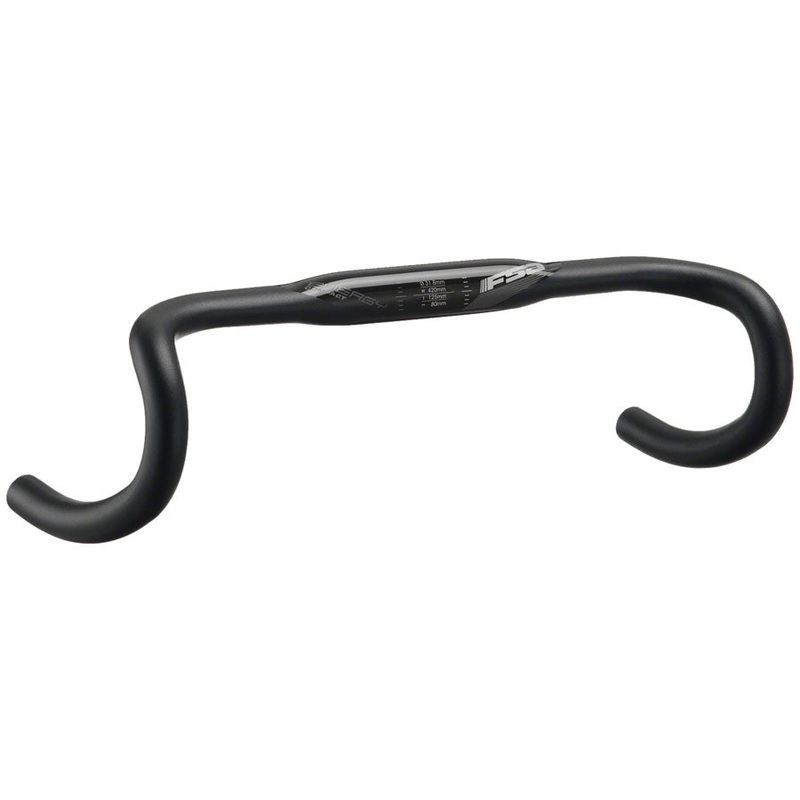 Full Speed Ahead Energy Compact SCR Handlebar – Aluminum 31.8mm Clamp 38cm BLK