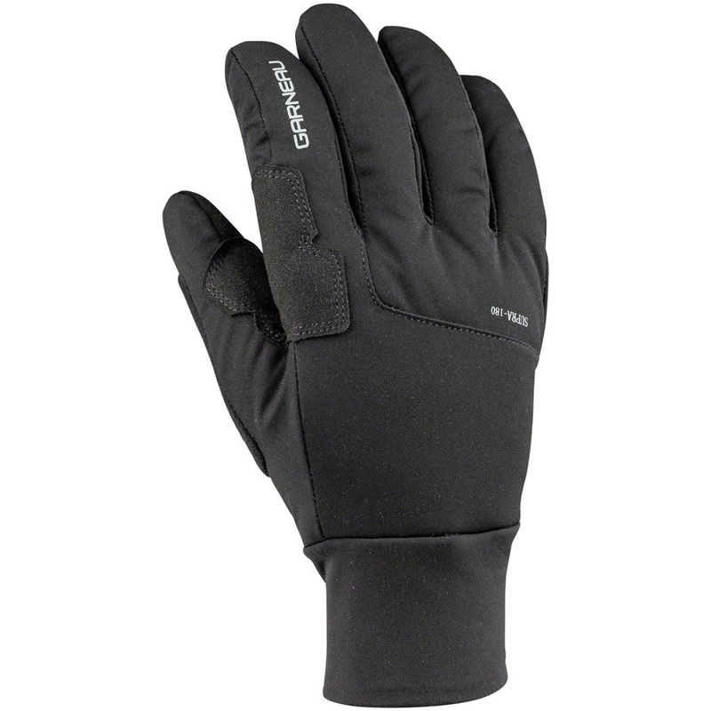 Garneau Supra-180 Glove – Black Full Finger Mens Small