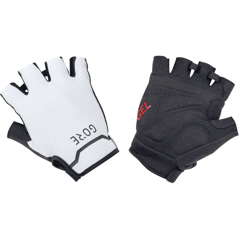 Gorewear C5 Short Gloves – Black/White Short Finger X-Large
