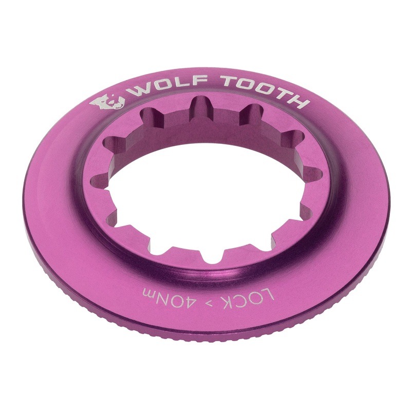 Wolf Tooth Centerlock Rotor Lockring – Internal Splined Purple