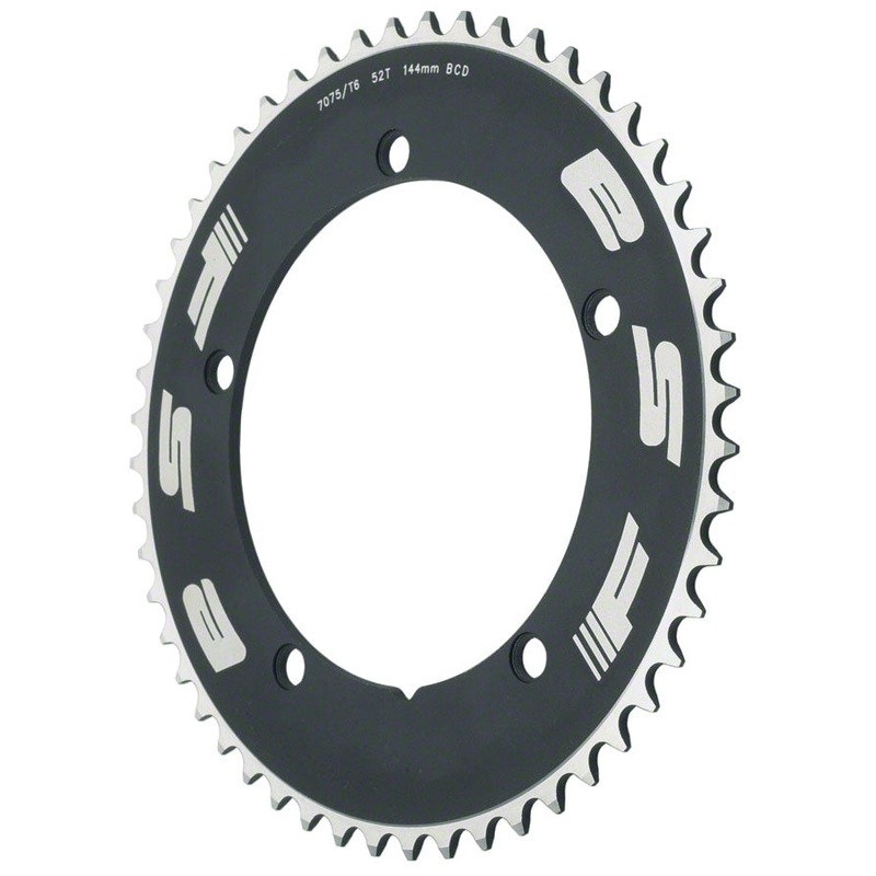 Full Speed Ahead Pro Track 51t x144mm Black Chainring 1/2″x1/8″