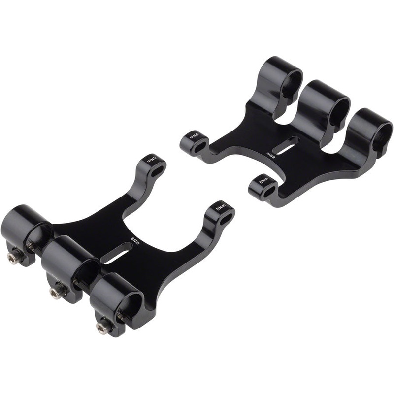 Benno Rail Clamp Set – Compatible With Carry-On Boost EVO 1-3  (16-19) Black