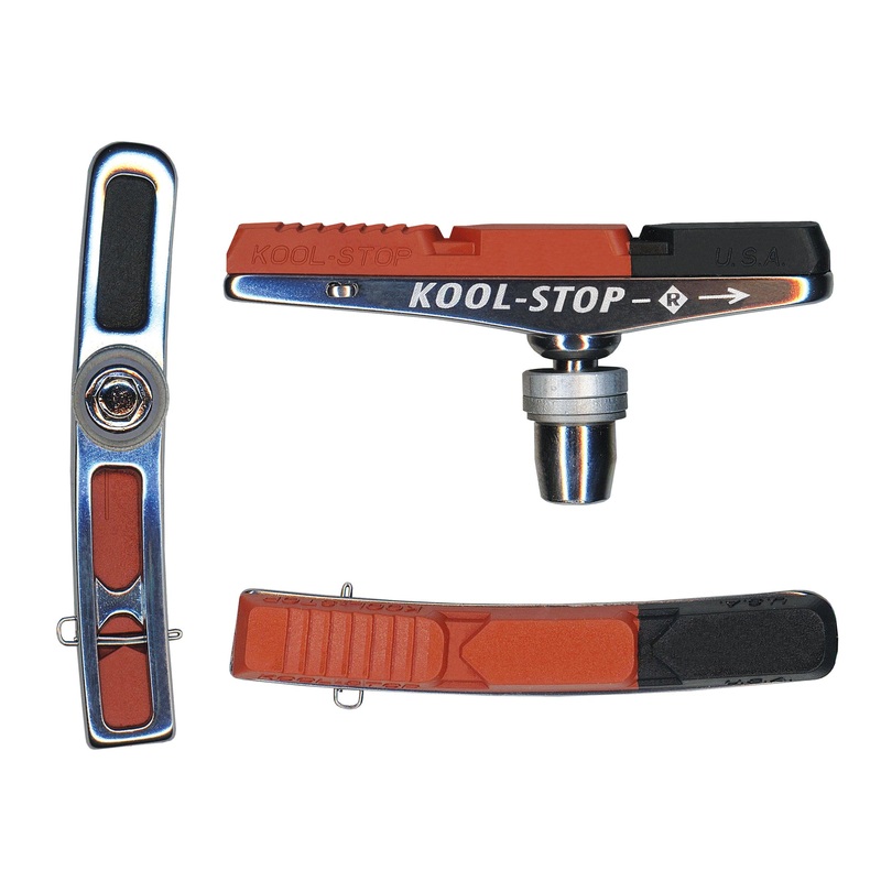 Kool Stop V-Type 2 Pads Threaded – Black