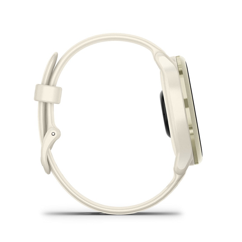 Garmin vivoactive 6 Watch Watch Color: Gold Wristband: Bone – Silicone