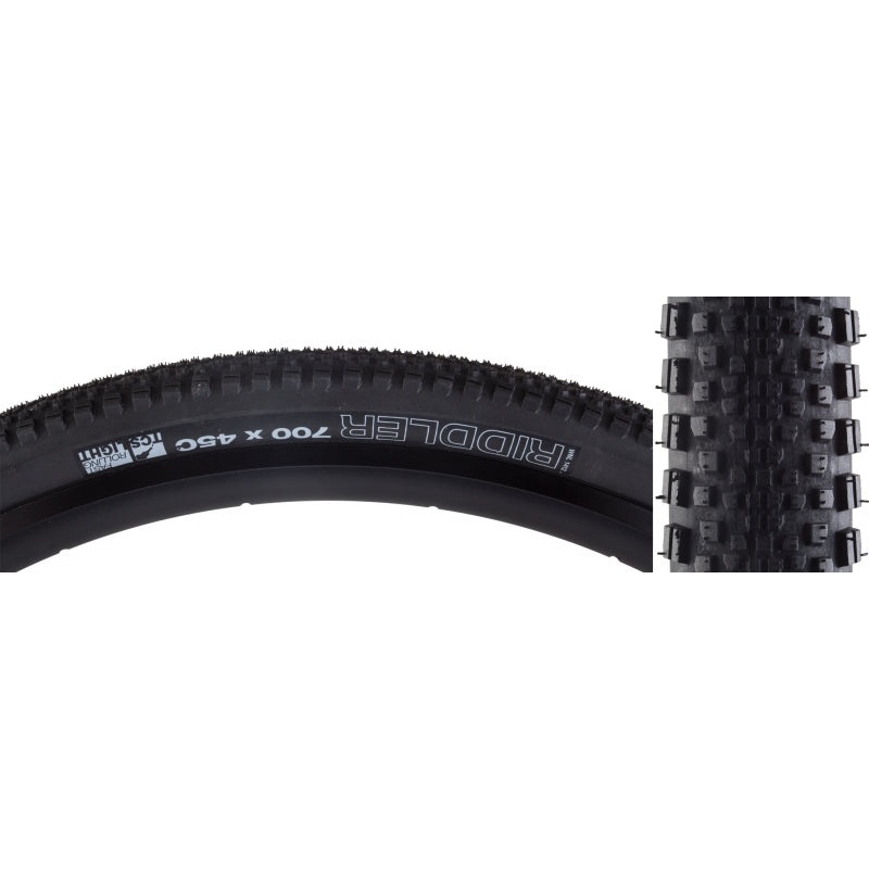 WTB Riddler Tire – 700 x 45 TCS Tubeless Folding Black Light/Fast Rolling
