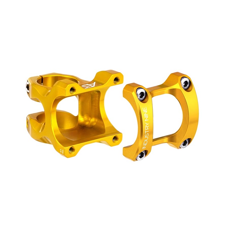 Industry Nine A35 Stem – 40mm 35mm Clamp +/-6 1 1/8″ Aluminum Gold