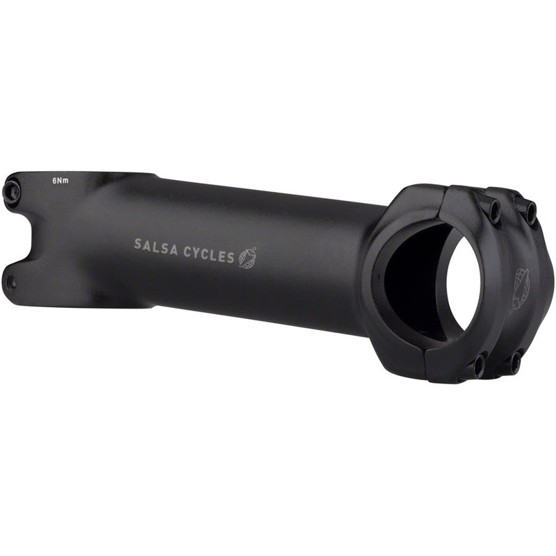Salsa Guide Stem – 110mm 31.8 Clamp +/-6 1 1/8″ Aluminum Black