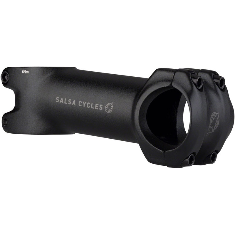 Salsa Guide Stem – 90mm 31.8 Clamp +/-6 1 1/8″ Aluminum Black
