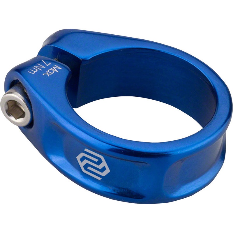 Promax FC-1 Seatpost Clamp – 31.8mm Bolt-On Blue