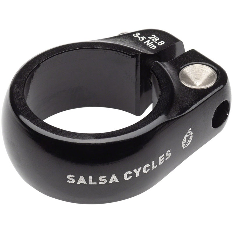 Salsa Lip-Lock Seatpost Clamp – 28.8mm Bolt-On Black