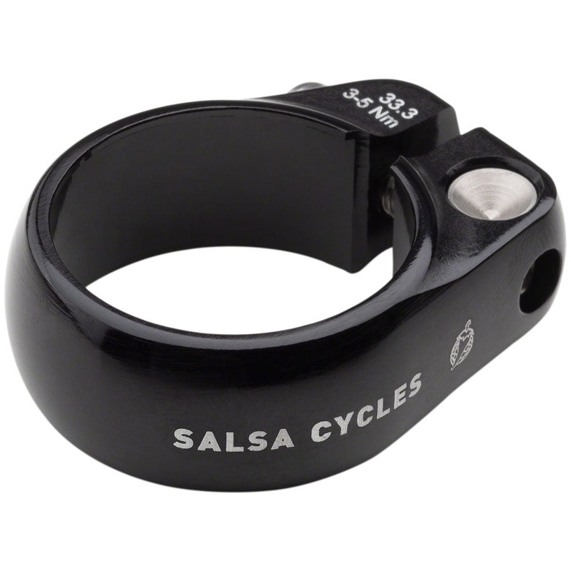 Salsa Lip-Lock Seatpost Clamp – 33.3mm Bolt-On Black