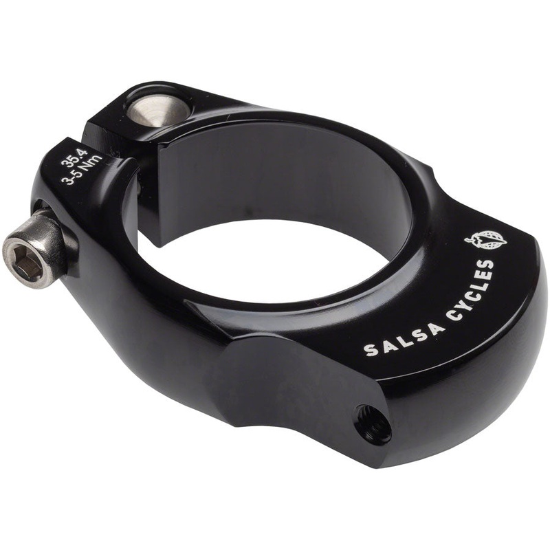 Salsa Rack-Lock Seatpost Clamp – 35.4mm Bolt-On Black