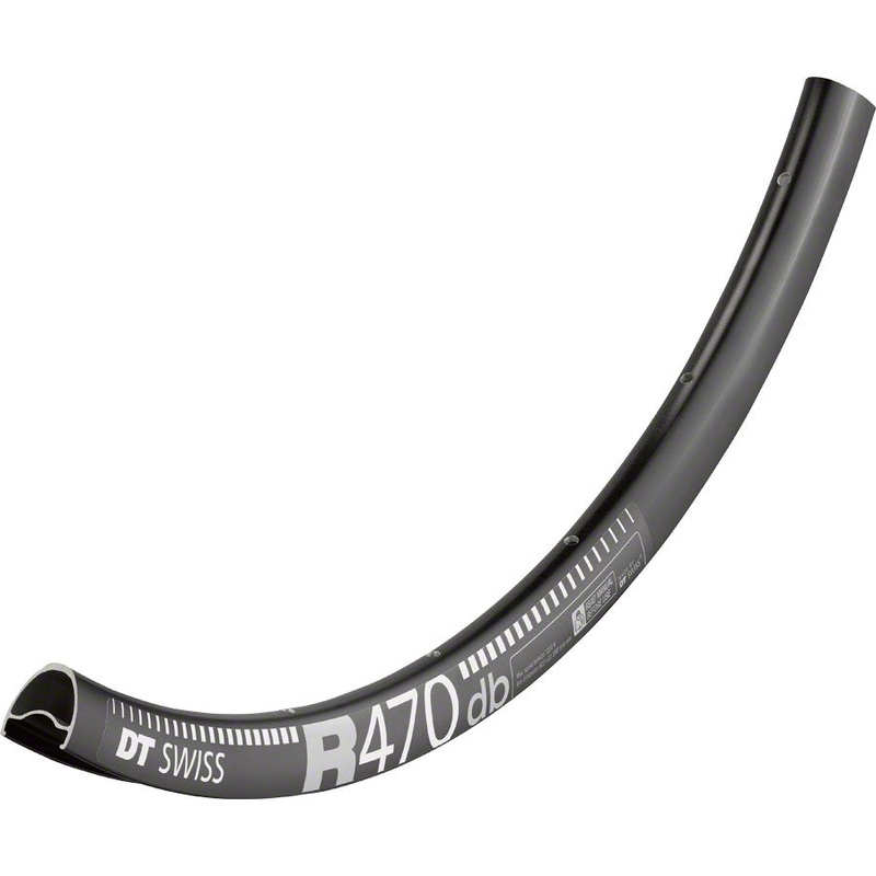DT Swiss R 470 Rim – 700 Disc Black 24H