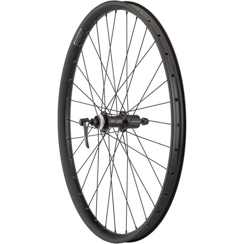 Quality Wheels Shimano Deore / Alex EM30 Disc Rear Wheel – 27.5″ QR x 135mm Center-Lock HG 11 MTN BLK