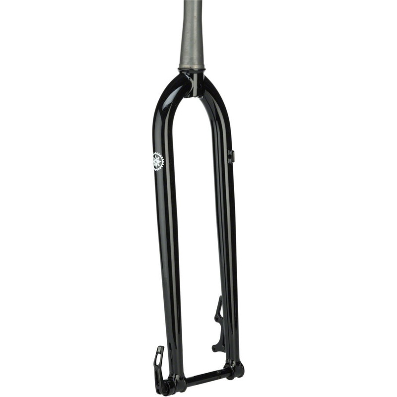 Salsa Cro Moto Grande Fork – 29″ 100x15mm Thru-Axle 1-1/8″ Tapered Steel IS Disc BLK