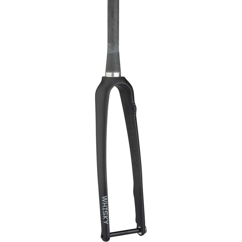 WHISKY No.9 RD+ Fork – 12mm Thru-Axle 1.5″ Tapered Carbon Steerer Flat Mount Disc Matte BLK