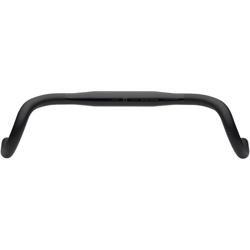 Salsa Cowchipper Deluxe Drop Handlebar – 31.8mm Clamp 40cm Width Aluminum BLK