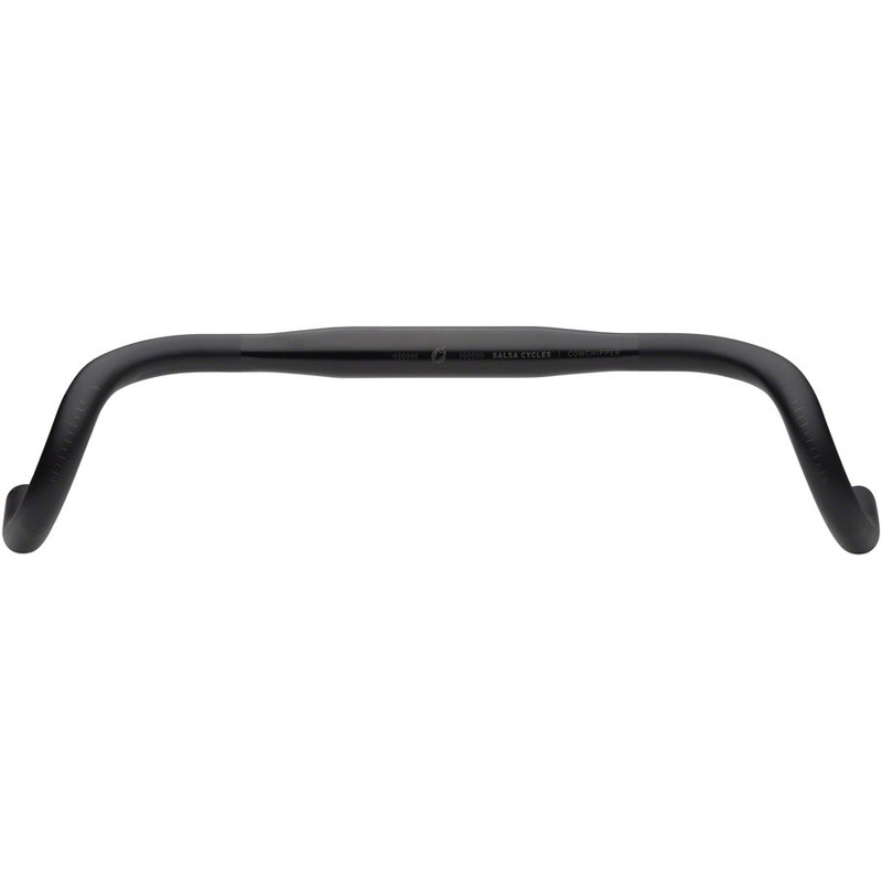 Salsa Cowchipper Deluxe Drop Handlebar – 31.8mm Clamp 42cm Width Aluminum BLK