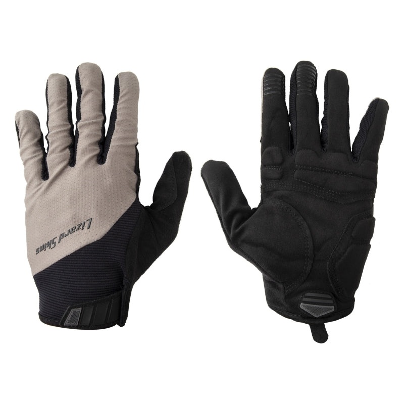 Lizard Skins Monitor Traverse Gloves – Titanium Gray Full Finger X-Large
