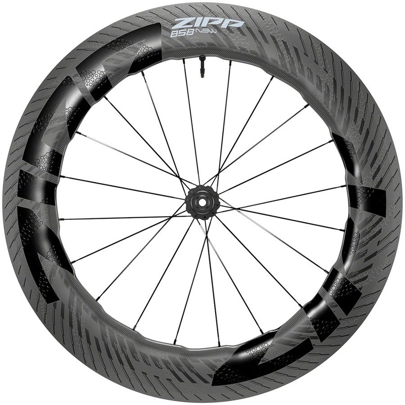 Zipp 858 NSW Front Wheel – 700 12 x 100mm Center-Lock Tubeless Carbon C1